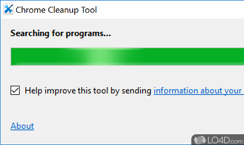 Screenshot of Chrome Cleanup Tool - Designed by Google itself, this app can find and remove software and components that affect the functionality of Google Chrome