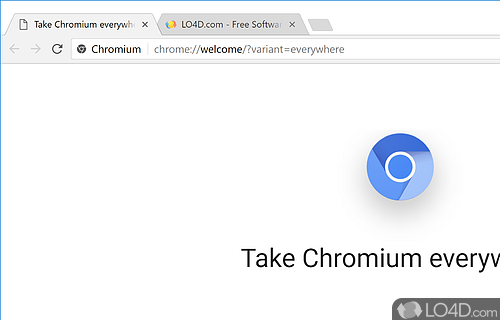 Delivers the feature set of an advanced web browser - Screenshot of Chromium x64