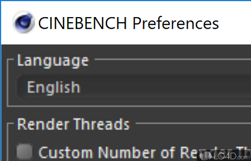 Benchmarking and stress testing application - Screenshot of Cinebench