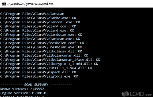 how to view virus signatures in clamav database