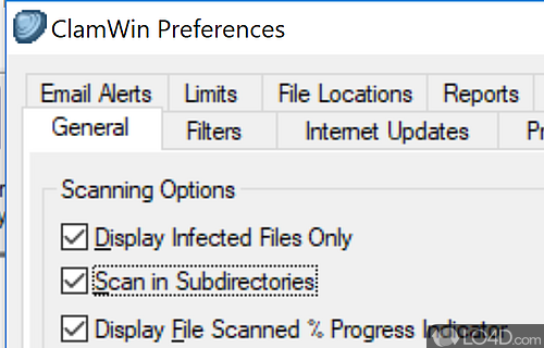 Anti-virus software - Screenshot of ClamWin Antivirus