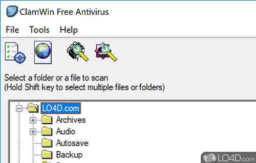 Popular free anti virus solution - Screenshot of ClamWin Antivirus