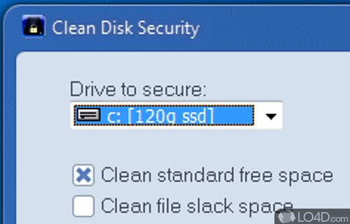 Clean Disk Security Screenshot