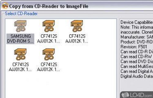 Clone CD Screenshot