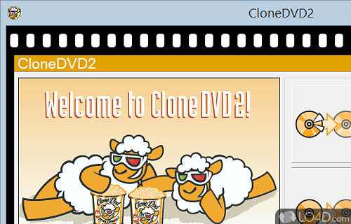 Screenshot of CloneDVD - Make sure you backup DVDs with this app that copies movies in unparalleled picture quality