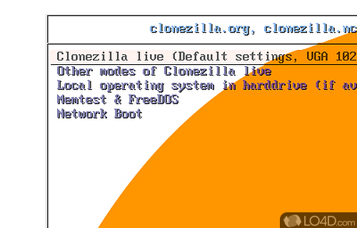 Clonezilla bootable store