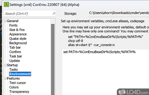 ConEmu  Configuring Cmd Prompt