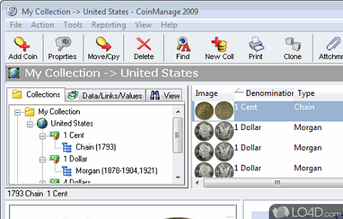 Screenshot of CoinManage - Quickly catalog and value coin collection