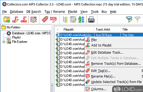 Collectorz.com MP3 Collector Screenshot