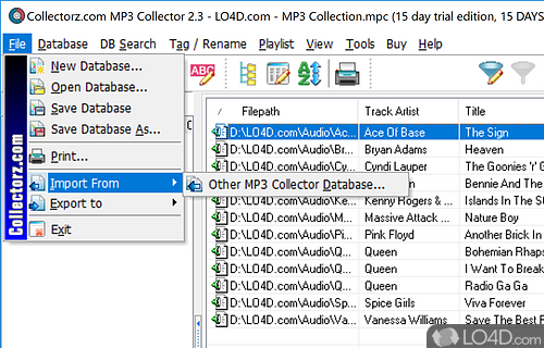 MP3 Collector screenshot