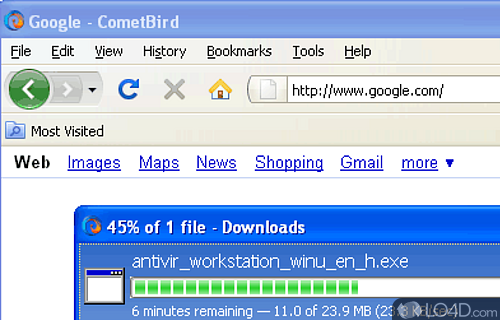 CometBird Screenshot