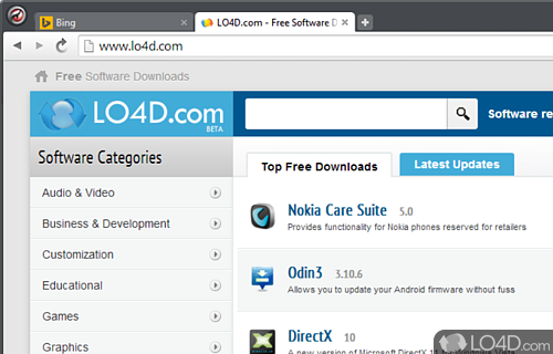 Comodo Dragon Browser Screenshot