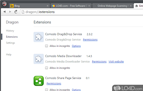 Install Dragon web extension for Firefox