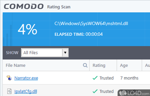 Provides quick access to features - Screenshot of Comodo Firewall
