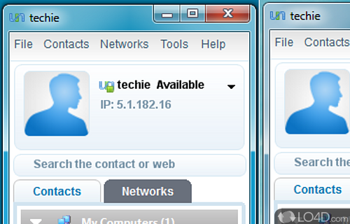 Screenshot of Comodo Unite - A Free Networking program for Windows