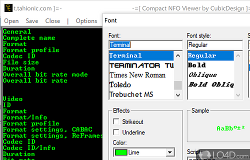 nfo file viewer