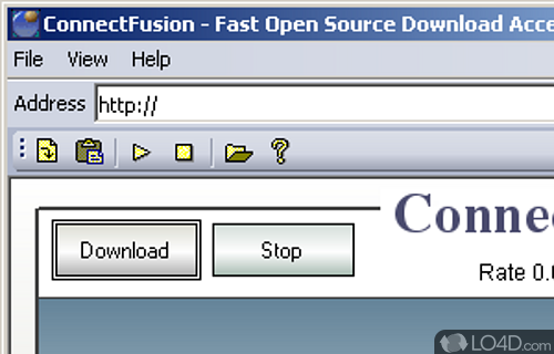 Screenshot of ConnectFusion - User interface