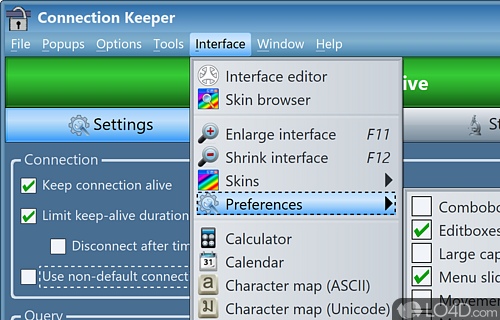 Connection Keeper screenshot