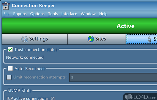 Connection Keeper Screenshot