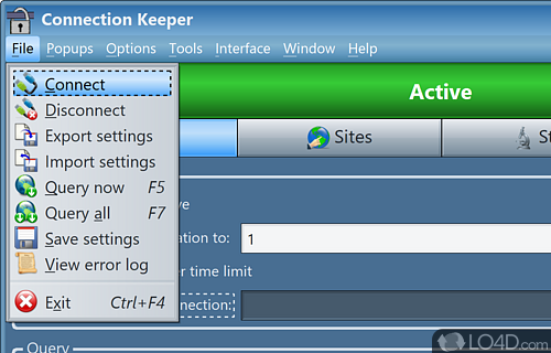 Connection Keeper screenshot