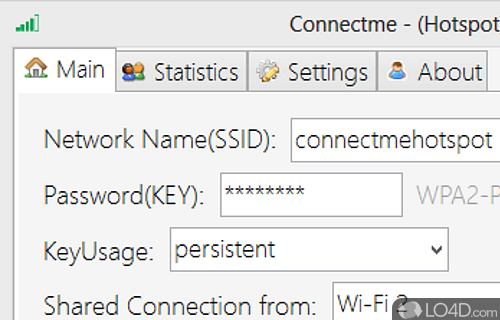 Screenshot of Connectme Hotspot - Powerful app that helps you transform any computer