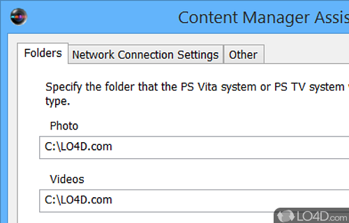 content management assistant for playstation vita