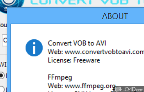 Convert VOB to AVI Screenshot