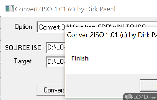 Convert2ISO screenshot