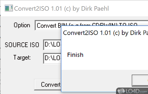 Convert2ISO Screenshot