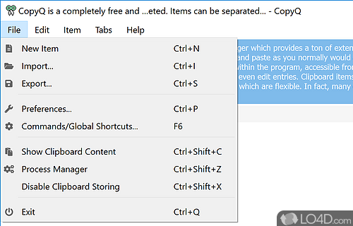 free downloads CopyQ 7.1.0