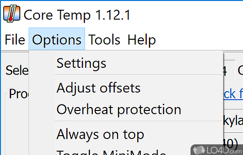 Core Temp Screenshot