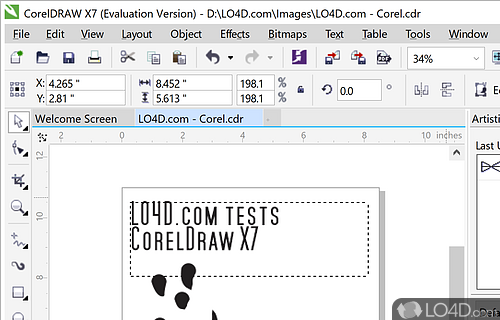 Corel PowerTRACE - Screenshot of CorelDRAW Suite