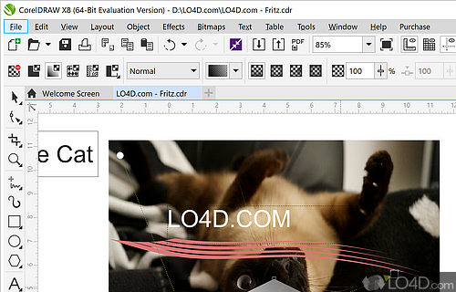 CorelDRAW Graphics Suite X8 screenshot