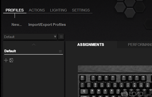 Screenshot of Corsair Utility Engine - Control the lighting, mappings and behavior of Corsair mice, keyboards, headsets and other peripherals