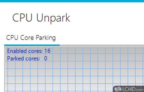 quick cpu to unpark cores