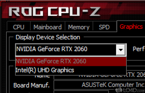 View info about CPU, motherboard, video card and more - Screenshot of CPU-Z ROG