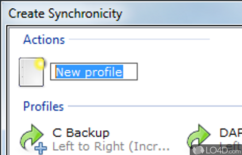 Create Synchronicity Screenshot