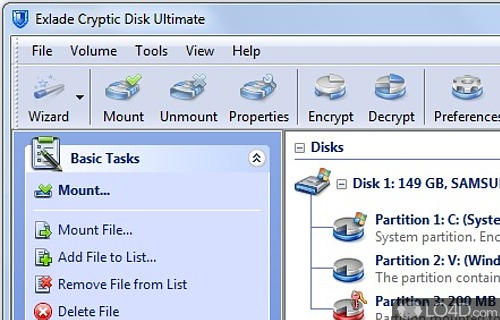 Cryptic Disk Screenshot