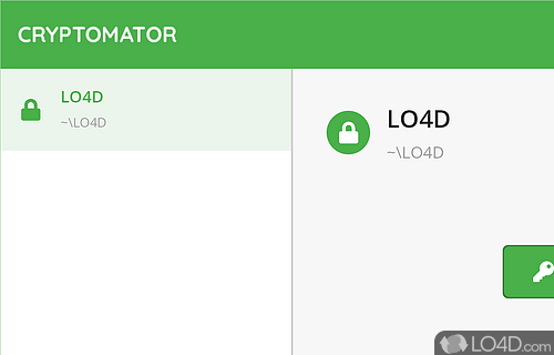 Novice-accessible app for protecting your cloud-stored data - Screenshot of Cryptomator