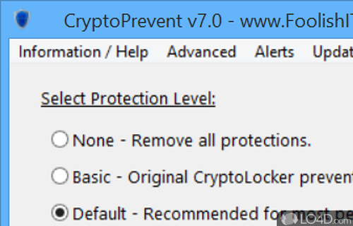 CryptoPrevent Screenshot