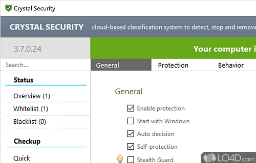 Crystal Security Screenshot