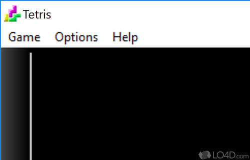 User interface - Screenshot of Tetris