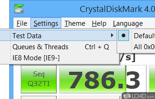 CrystalDiskMark Portable Screenshot