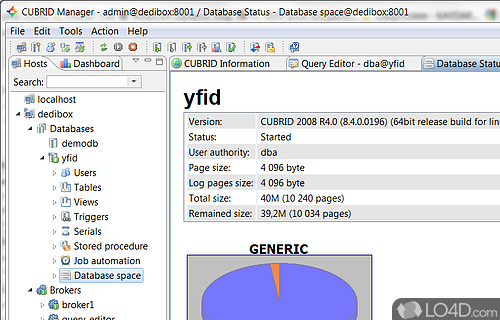 CUBRID Screenshot