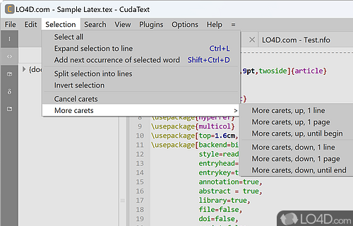 An overall practical code editor that can be especially useful when multitasking - Screenshot of CudaText