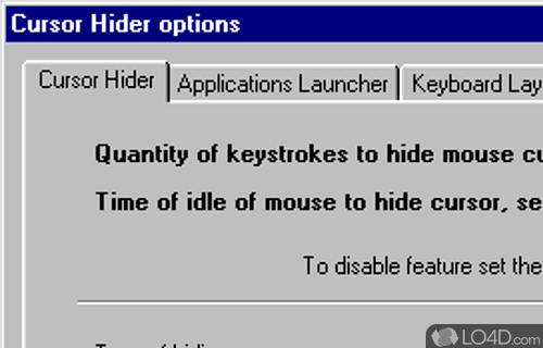 Cursor Hider Screenshot