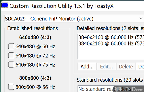 custom resolution utility not working