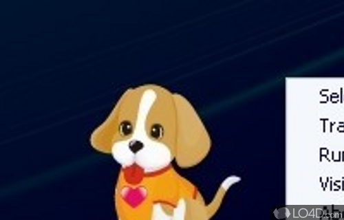 Cute Puppy Clock Screenshot