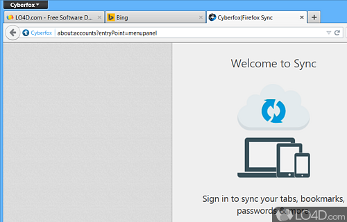 Enhanched version of Firefox - Screenshot of Cyberfox