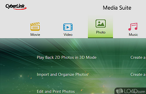 CyberLink Media Suite Screenshot